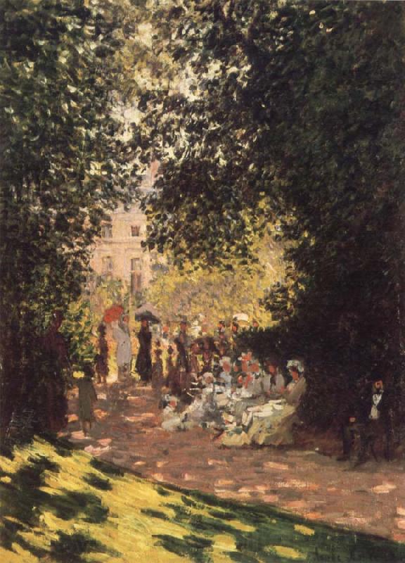 Claude Monet Le Parc Monceau Spain oil painting art